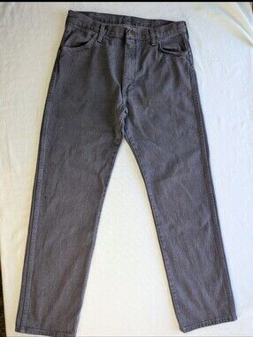 VTG 90's Wrangler Jeans Mens 32x32 Actual Cowboy Cut Purple Color Made In USA